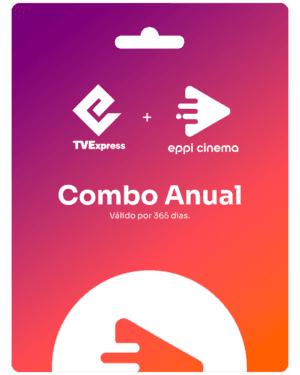 Gift Card Combo TVE + Eppi Cinema - Anual